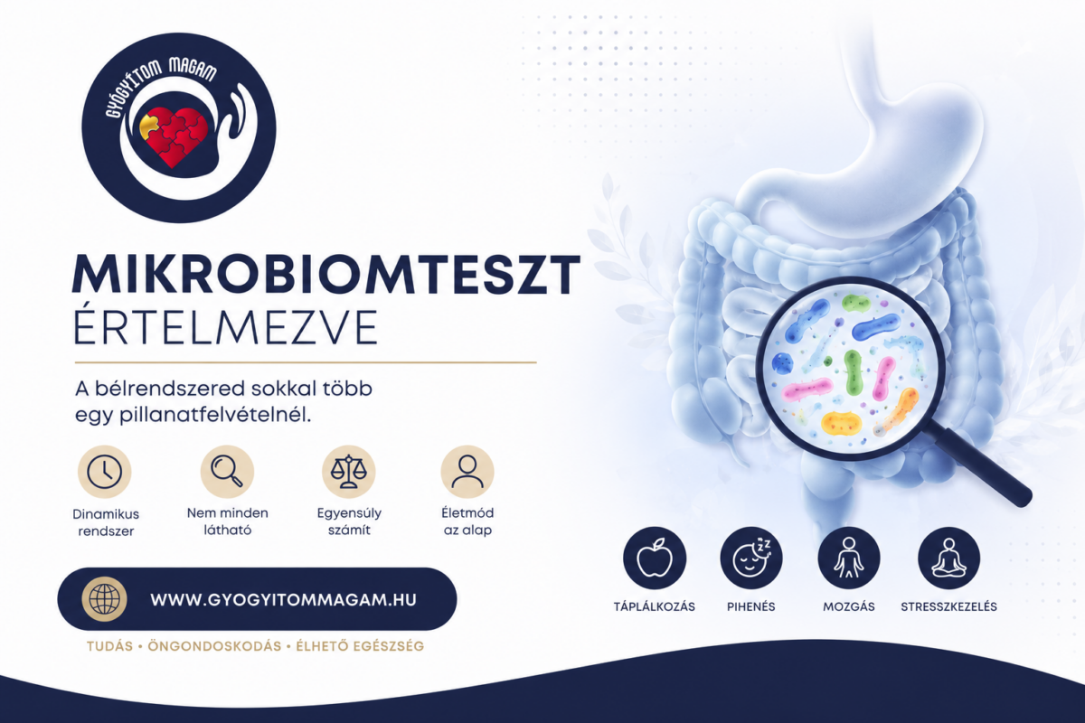 Mikrobiomteszt – valóban megmutatja a bélrendszerünk állapotát?